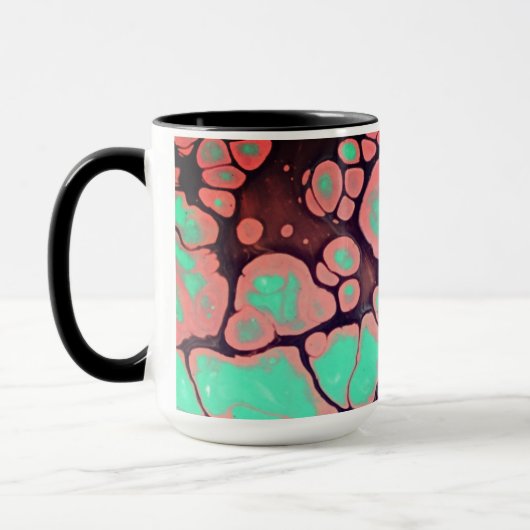 Njut av morgon kaffet i retrostil マグカップ (左)