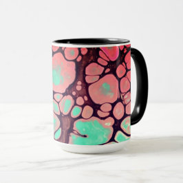 Njut av morgon kaffet i retrostil マグカップ