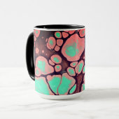 Njut av morgon kaffet i retrostil マグカップ (正面左)