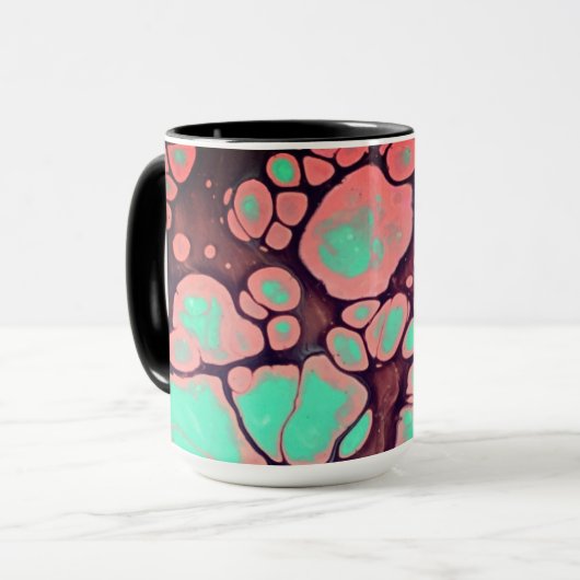 Njut av morgon kaffet i retrostil マグカップ (正面左)