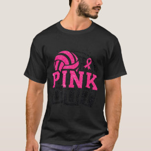Nkアウト バレーボール 乳がん啓発 サポート リボン Tシャツ