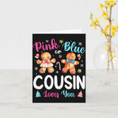 Nk オール ブルー カズン ラブズ ユー 性別 発表 クリスマス カード (黄色い花)