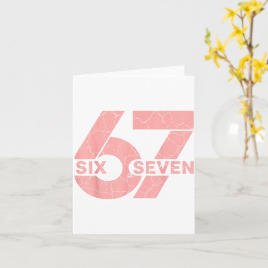 Nk And White Number 67 Jersey Player Uniform #67 F カード (黄色い花)