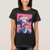 Nk Christmas Cow  Tシャツ (正面)