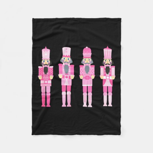 Nk Christmas Nutcracker Squad Ballet Dance Matchin フリースブランケット (正面)