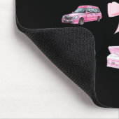 Nk Coquette Bow Funeral Director Mortician Mortuar マウスパッド (コーナー)