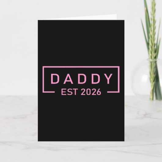Nk Daddy 2026年創設 ロゴ お父さん 2026 読み込み中 新しいパパ カード (正面)