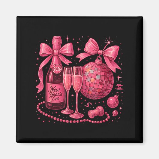 Nk Disco New Year’s Eve 2026 Champagne Style  マグネット (正面)