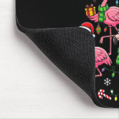 Nk Flamingo Christmas Tree Santa Flamingo Holiday  マウスパッド (コーナー)
