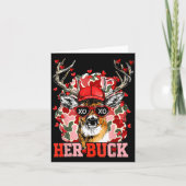 Nk Her Buck Camo Deer Hunting Camouflage Matching  カード (正面)