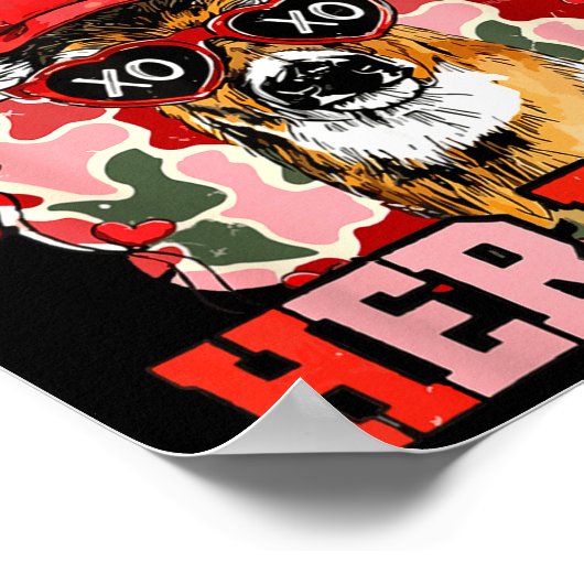 Nk Her Buck Camo Deer Hunting Camouflage Matching  ポスター (角)