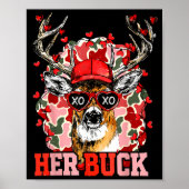 Nk Her Buck Camo Deer Hunting Camouflage Matching  ポスター (正面)