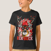 Nk Her Buck Camo Deer Hunting Camouflage Matching  Tシャツ (正面)