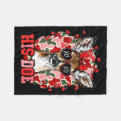 Nk His Doe Camo Deer Hunting Camouflage Matching C フリースブランケット (正面(横))