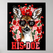 Nk His Doe Camo Deer Hunting Camouflage Matching C ポスター (正面)