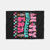 Nk In My Nutcracker Era Nutcracker Squad Christmas フリースブランケット (正面(横))