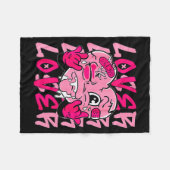 Nk Loser Lover Nk Drip Heart Matching Tee For Men  フリースブランケット (正面(横))