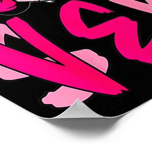 Nk Loser Lover Nk Drip Heart Matching Tee For Men  ポスター (角)