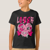 Nk Loser Lover Nk Drip Heart Matching Tee For Men Tシャツ (正面)