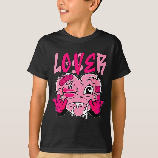 Nk Loser Lover Nk Drip Heart Matching Tee For Men Tシャツ (正面)