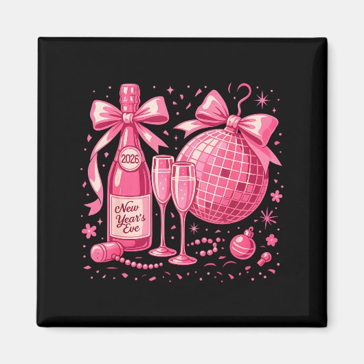 Nk New Year's Eve 2026 Disco Champagne Party  マグネット (正面)