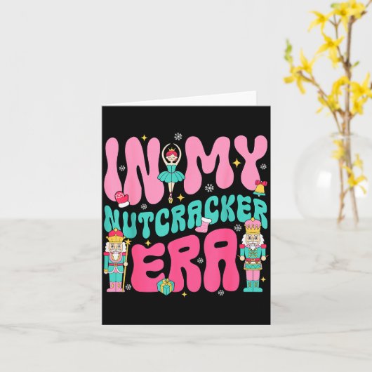 Nk Nutcracker Squad In My Nutcracker Era Christmas カード (黄色い花)