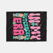 Nk Nutcracker Squad In My Nutcracker Era Christmas フリースブランケット (正面(横))