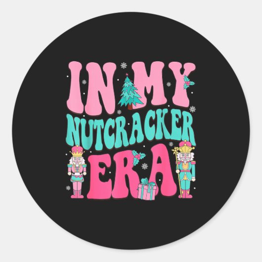 Nk Nutcracker Squad In My Nutcracker Era Nk Christ ラウンドシール (正面)