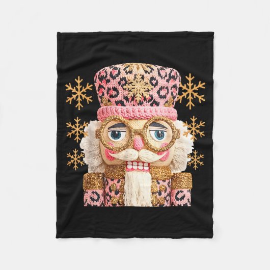 Nk Nutcracker Squad Xmas Nk Christmas Pajamas Wome フリースブランケット (正面)