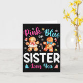 Nk Or ブルーシスターがあなたを愛してる 性別発表 クリスマス カード (黄色い花)