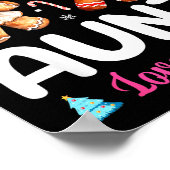 Nk Or Blue Aunt Loves You Gender Reveal Christmas  ポスター (角)