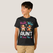 Nk Or Blue Aunt Loves You Gender Reveal Christmas  Tシャツ (正面フル)