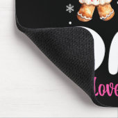 Nk Or Blue Dad Loves You Gender Reveal Christmas マウスパッド (コーナー)