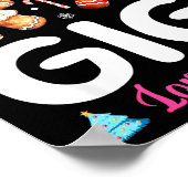 Nk Or Blue Gigi Loves You Gender Reveal Christmas ポスター (角)