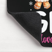 Nk Or Blue Gigi Loves You Gender Reveal Christmas  マウスパッド (コーナー)