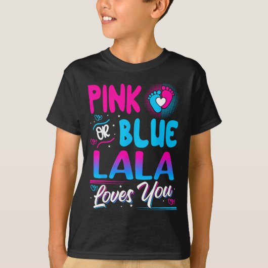 Nk Or Blue Lala Loves You New Baby  Tシャツ (正面)