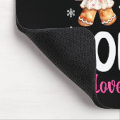 Nk Or Blue Nonna Loves You Gender Reveal Christmas マウスパッド (コーナー)