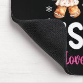 Nk Or Blue Sister Loves You Gender Reveal Christma マウスパッド (コーナー)