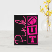 Nk Out ピンク乳がん啓発フットボールSrts メンズC カード (黄色い花)