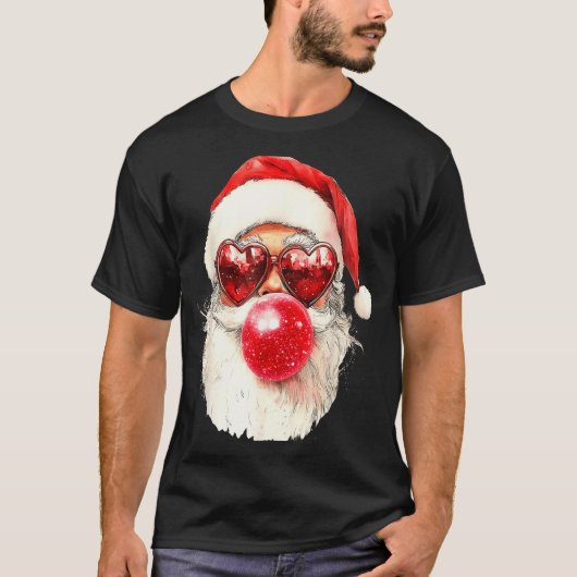 Nk Santa Christmas Bubble Gum Nk Sungles  Tシャツ (正面)