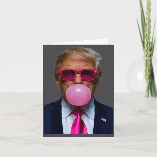 Nk Sungles Funny Donald Trump Nk Bubble Gum 2024  カード (正面)