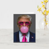Nk Sungles Funny Donald Trump Nk Bubble Gum 2024  カード (黄色い花)