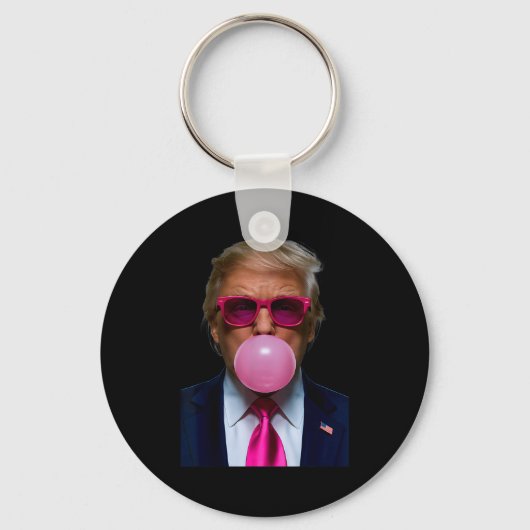 Nk Sungles Funny Donald Trump Nk Bubble Gum 2024  キーホルダー (正面)