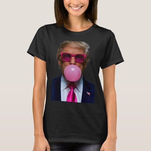 Nk Sungles Funny Donald Trump Nk Bubble Gum 2024  Tシャツ (正面)