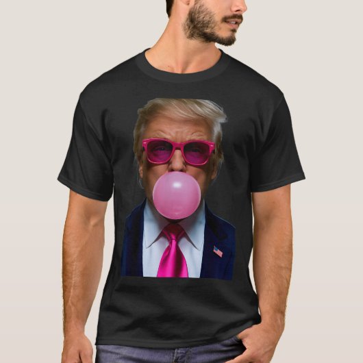 Nk Sungles Funny Donald Trump Nk Bubble Gum 2024  Tシャツ (正面)
