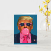 Nk Sungles Trump Bubble Gum 2024 Vote President Fu カード (黄色い花)