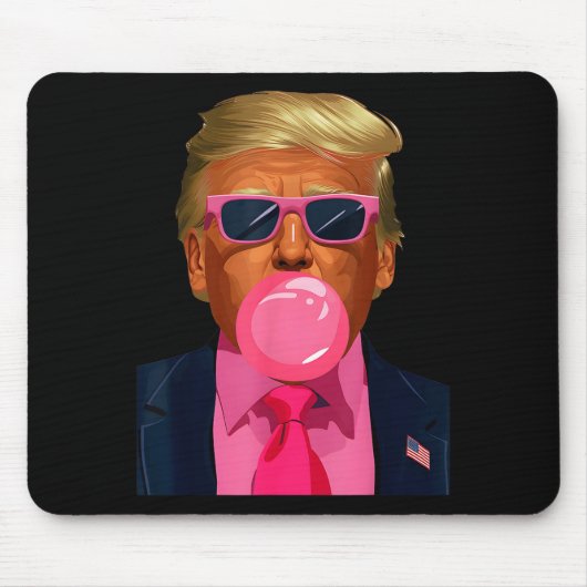 Nk Sungles Trump Bubble Gum 2024 Vote President Fu マウスパッド (正面)