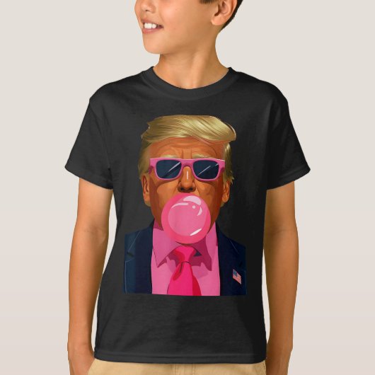 Nk Sungles Trump Bubble Gum 2024 Vote President Fu Tシャツ (正面)