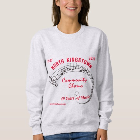 NKCC 40th Sweatshirt Womens スウェットシャツ (正面)