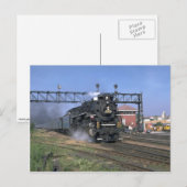 NKP 2-8-4バークシャー ポストカード (正面/裏面)